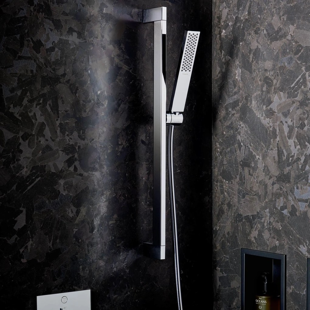 Hansgrohe Pulsify E, tyčová ručná sprcha 100 1jet EcoSmart+, chrómová, HAN-24321000