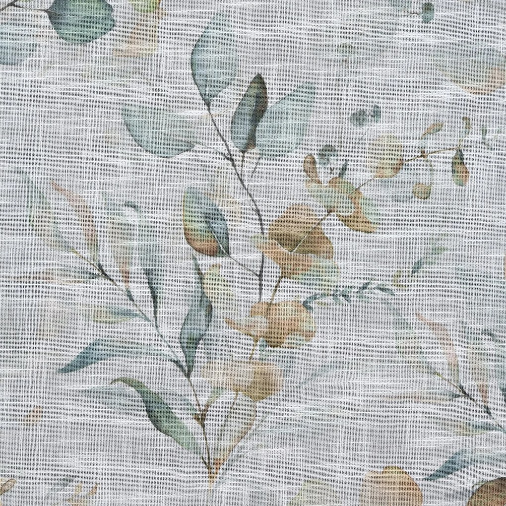 ZÁVES NA KRÚŽKOCH SENA 140X250 CM LISTY
