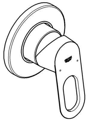 GROHE 29042000 - Sprchová batéria BAULOOP lesklý chróm