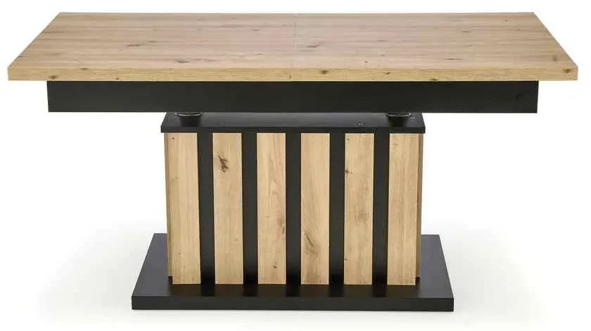 Konferenčný stolík Baretti, dub artisan / čierna