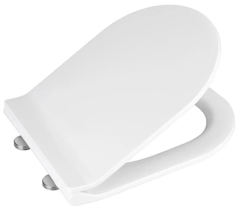 WENKO 22415100-WC sedátko HABOS 46x36 cm biela/strieborná