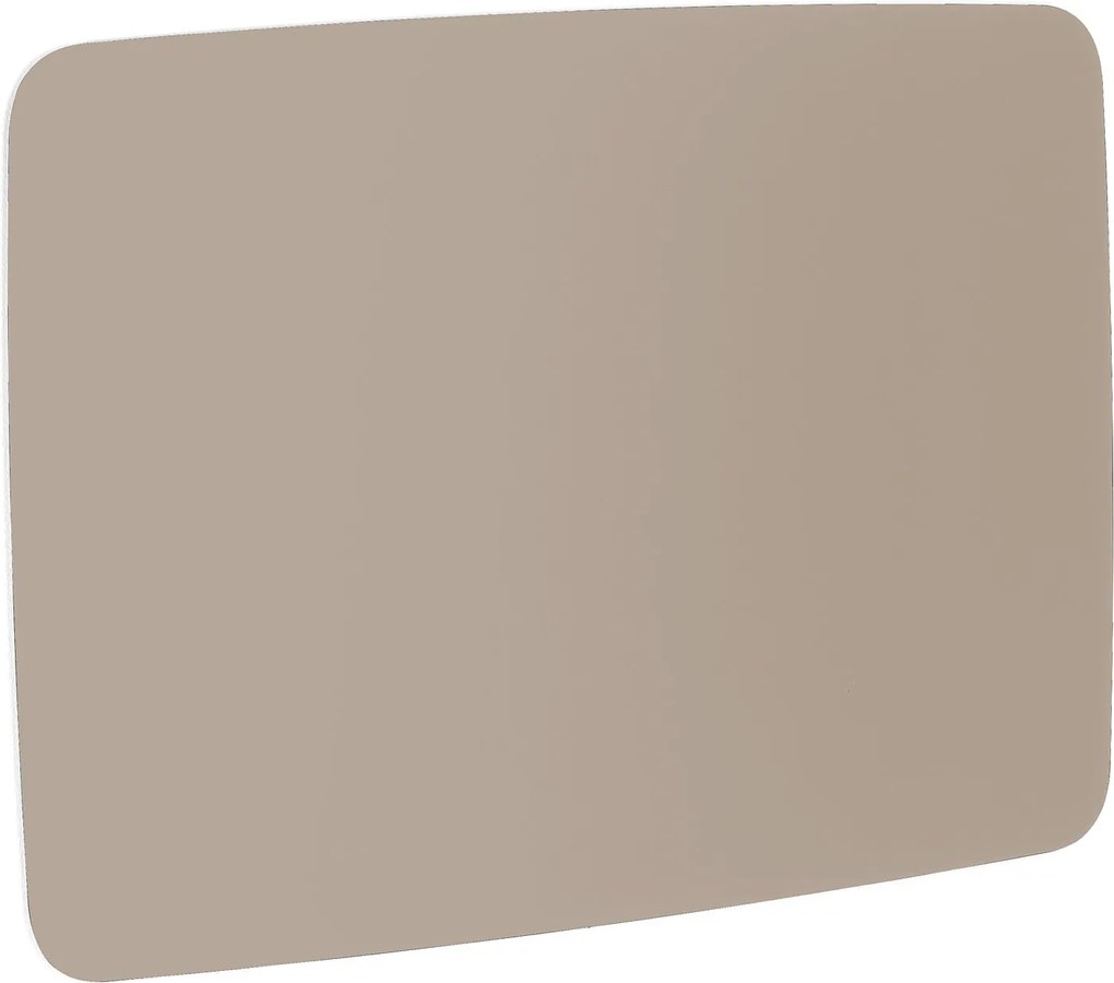 Sklenená magnetická tabuľa Stella so zaoblenými rohmi, 1500x1000 mm, svetlohnedá