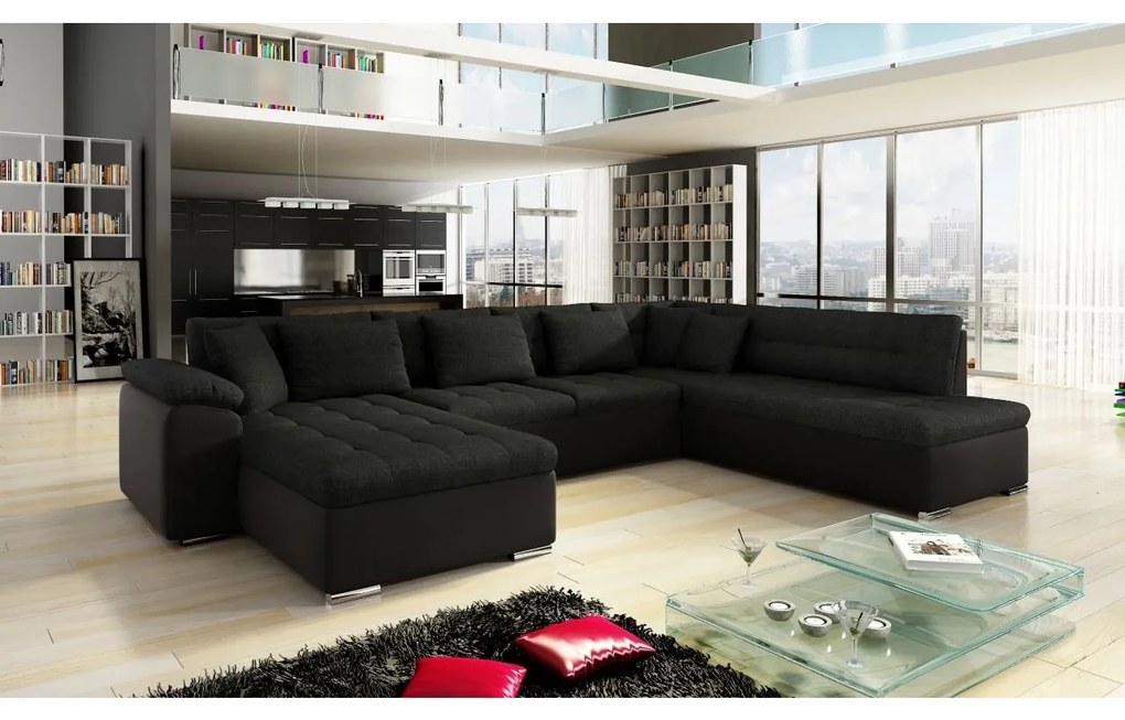 Rohová sedačka Tony s funkciou spania, Dostupné poťahy: Wave 05, Strana: Pravá - U