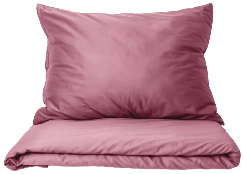 Polášek Obliečky z bavlneného saténu - Dusty rose | 140 x 220 cm / 70 x 90 cm