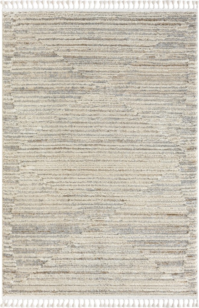 My Flair, Kusový koberec Enya 2 creme, 200x290, šedá, chodba / predsieň