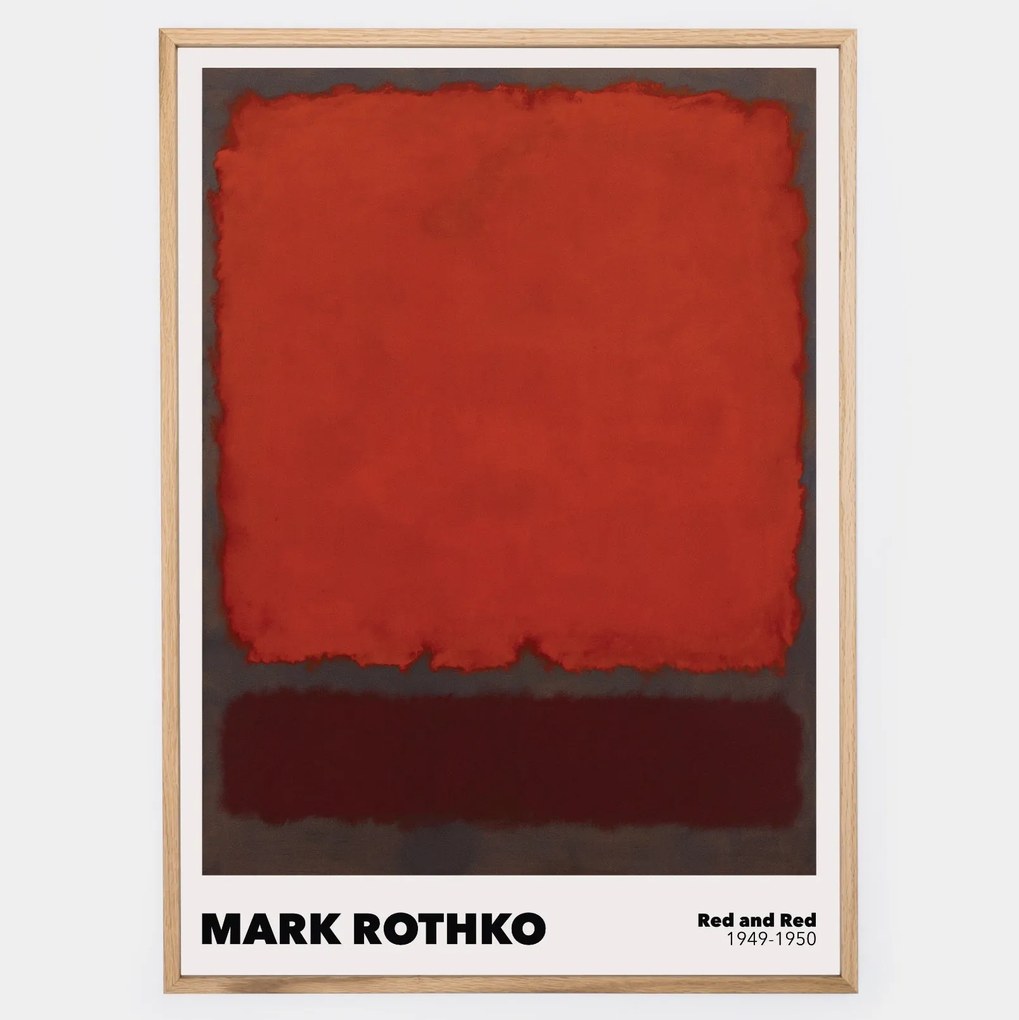 Plagát Orange, Red and Red | Mark Rothko