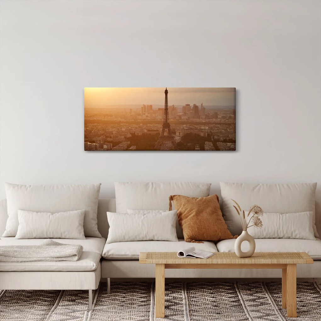 Obraz - Eiffelova veža (120x50 cm)