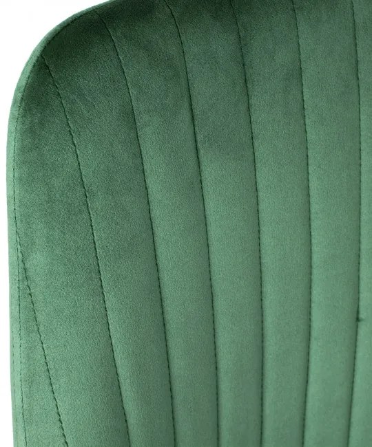 Stolička LOUIS zamatová zelená ALL 925492