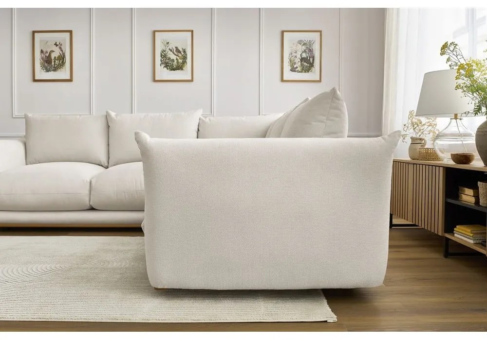 Krémová rohová pohovka Ernest – Bobochic Paris