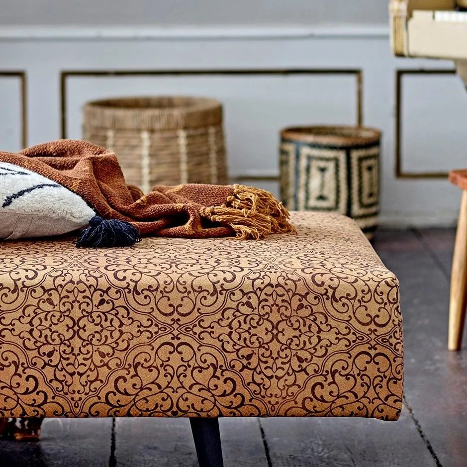 Bloomingville Prehoz z recyklovanej bavlny Ganja Brown 160 × 130 cm