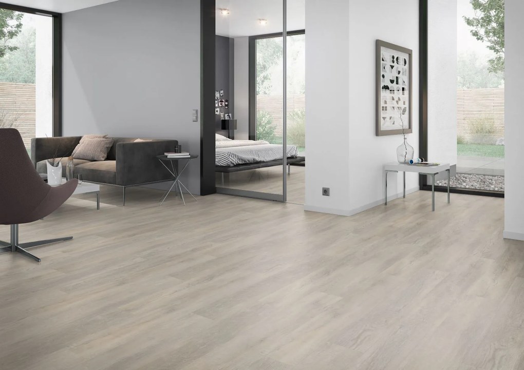 Oneflor, Vinylová podlaha lepená ECO 55 055 Old Oak Light Breige, 1219,2 x 184,1 mm