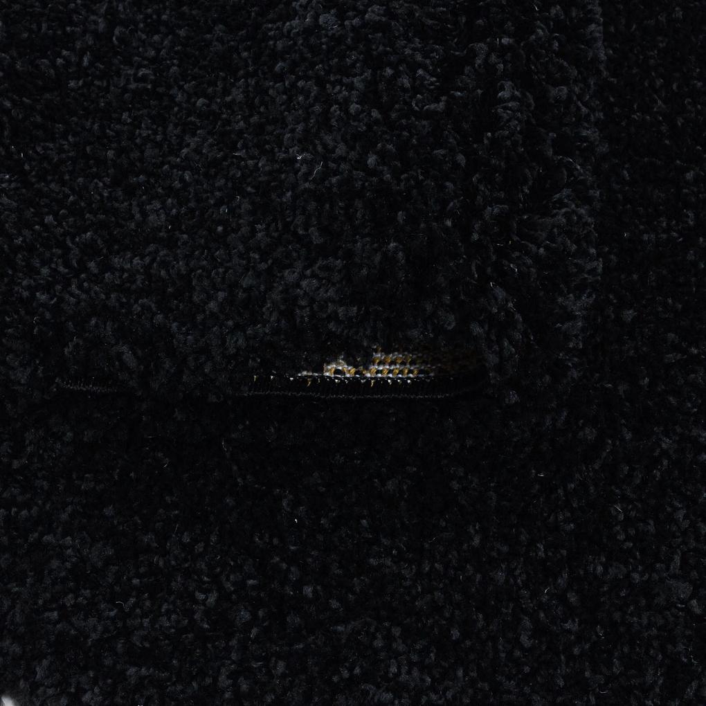 Ayyildiz Kusový koberec SYDNEY 3000, Okrúhly, Čierna Rozmer koberca: 120 cm KRUH
