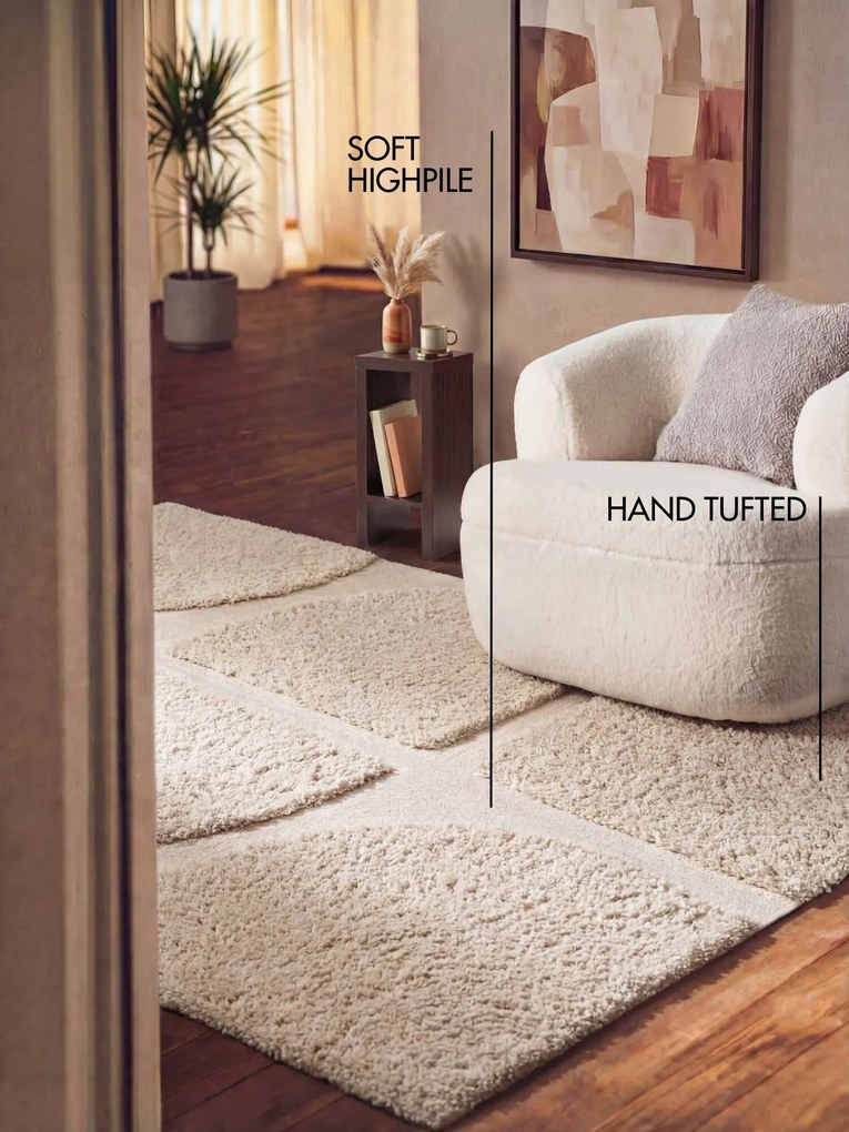 Ted Baker, Kusový koberec Ted Baker Lambeth 106371 Cream, 200x300, biela, detská izba