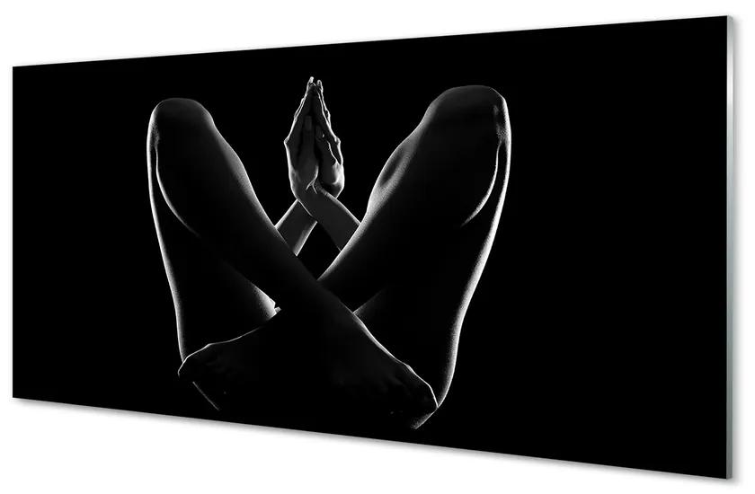 Obraz plexi Nohy a ruky 140x70 cm