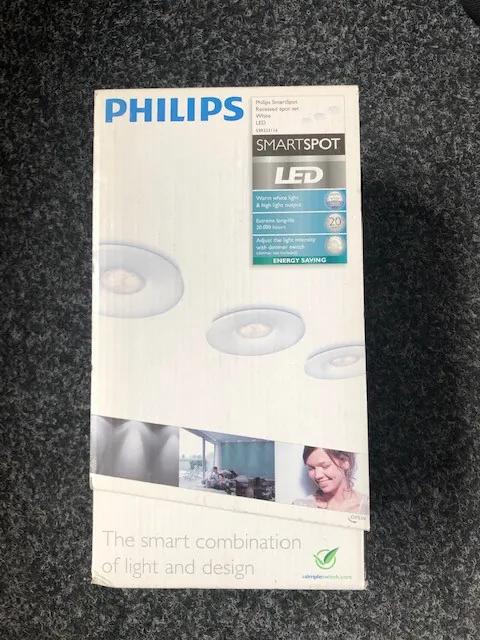 Philips 59833/31/16 - SADA 3x LED kúpeľňové podhľadové svietidlo myLiving AQUILA 3xLED / 6W / 230V