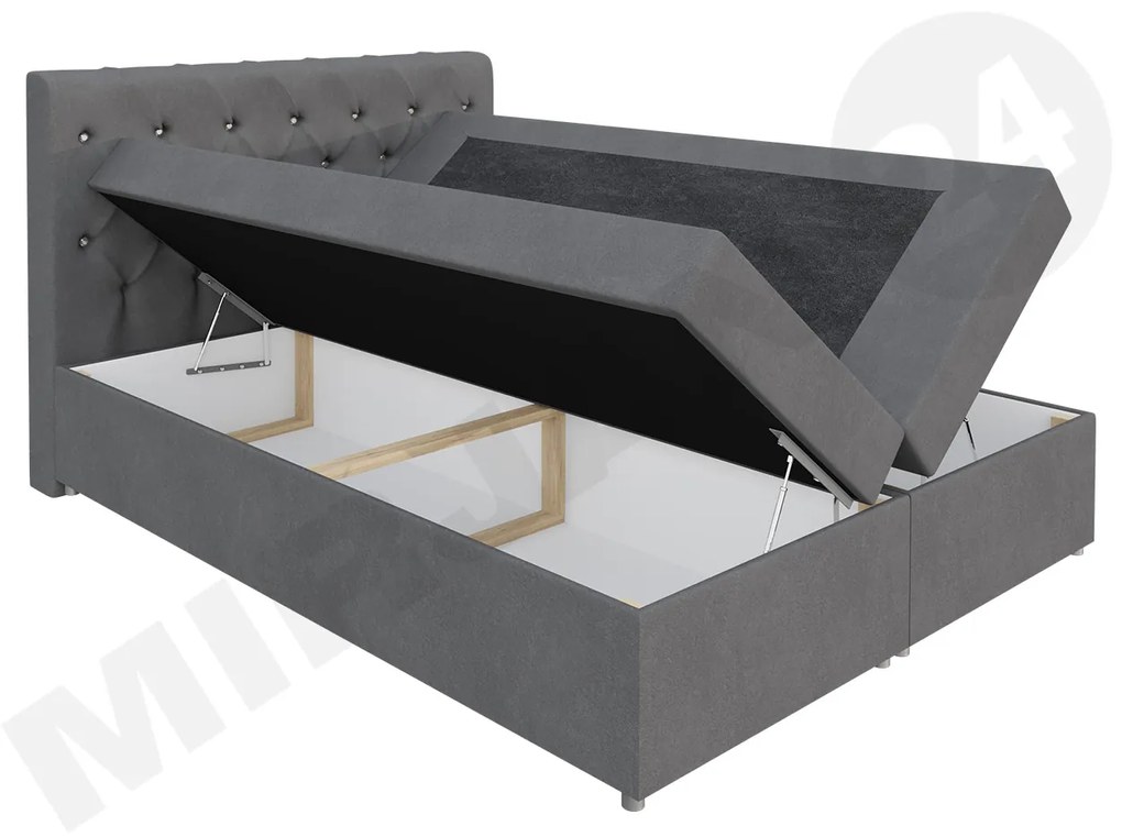 Posteľ kontinentálna Balicci, Rozmer postele: 200x200, Dostupné poťahy: Primo 8809