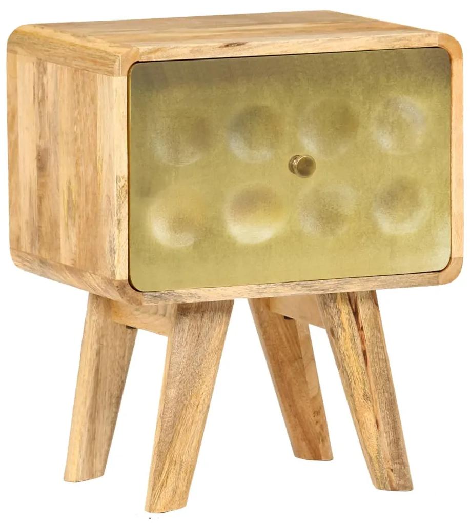 Nočný stolík z mangovníkového dreva 40x30x49 cm 246343