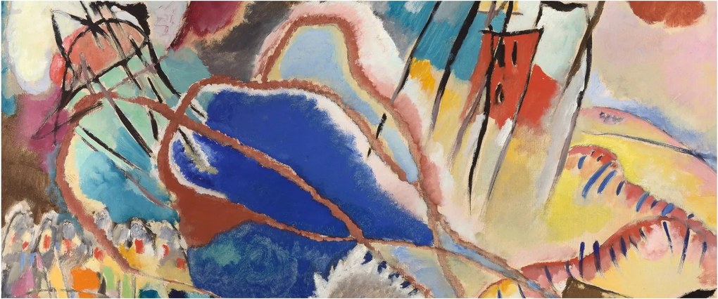 Obraz - Vasily Kandinsky, Improvisation No. 30 (Cannons), reprodukcia (120x50 cm)