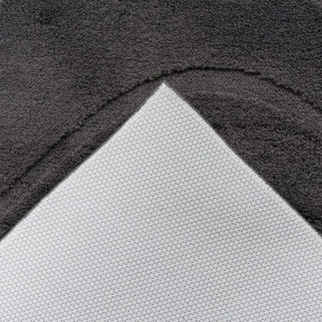 Kúpeľňový koberček WAVES 400 tmavosivý