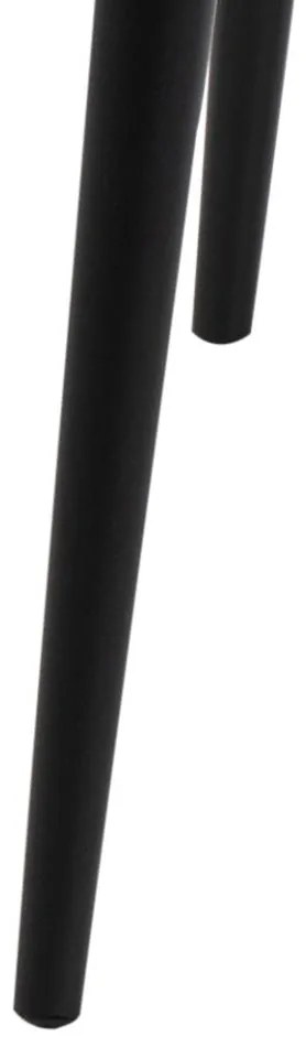 Štvorcový jedálenský stôl Wilma divoký dub/čierna