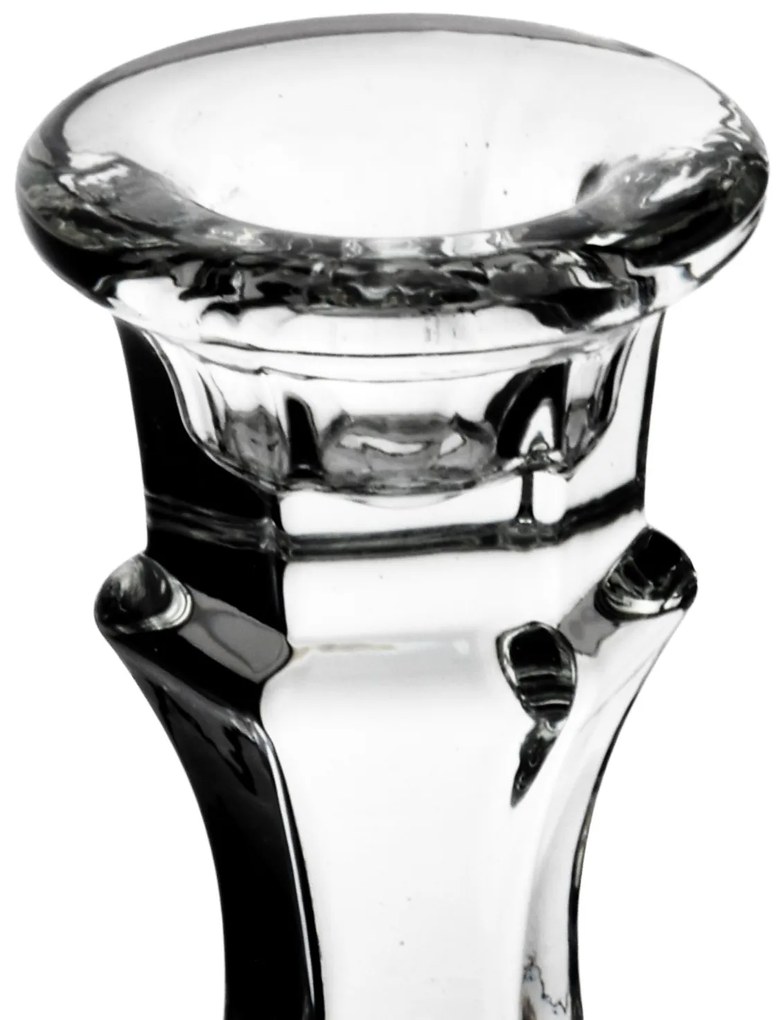 Skleněný svícen PATRICIA I. 8x10,5 cm čirý