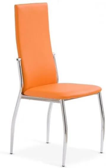 Jedálenská stolička Morgan oranžová