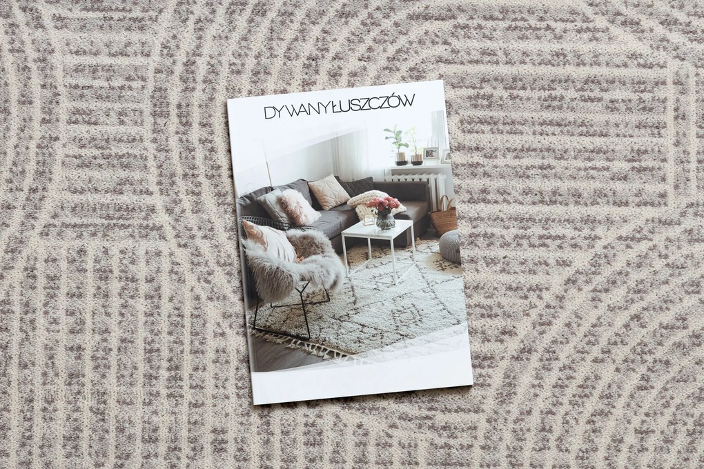 Koberec vlnený ANGEL 7901 / 52022 geometrický béžovo-sivý