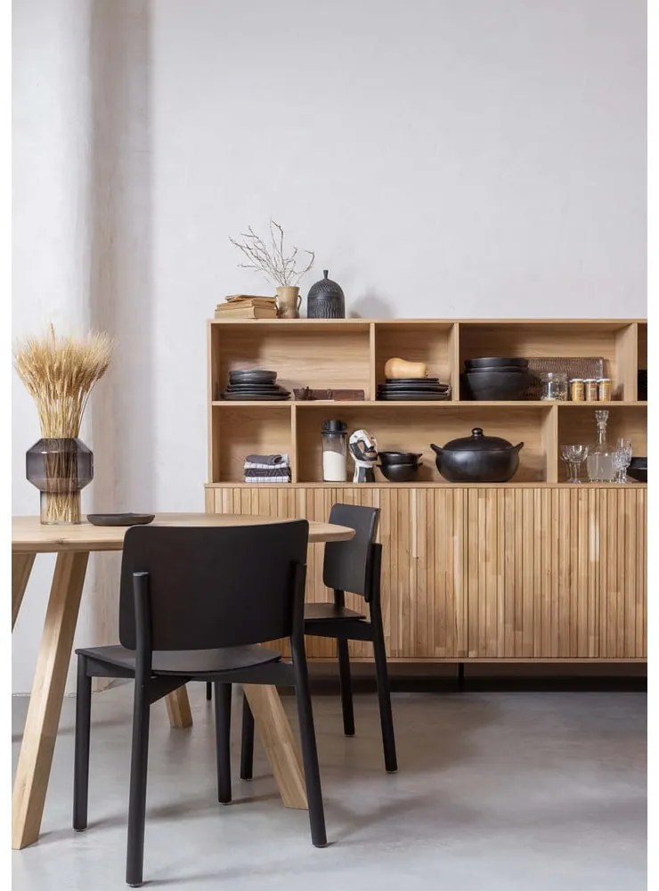 Jedálenský stôl z dubového dreva 130x130 cm Tablo – WOOOD