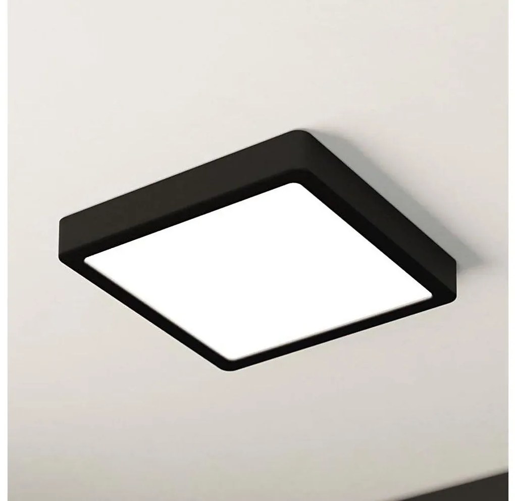Eglo 900587 - LED stmievateľné stropné svietidlo FUEVA LED/17W/230V čierne