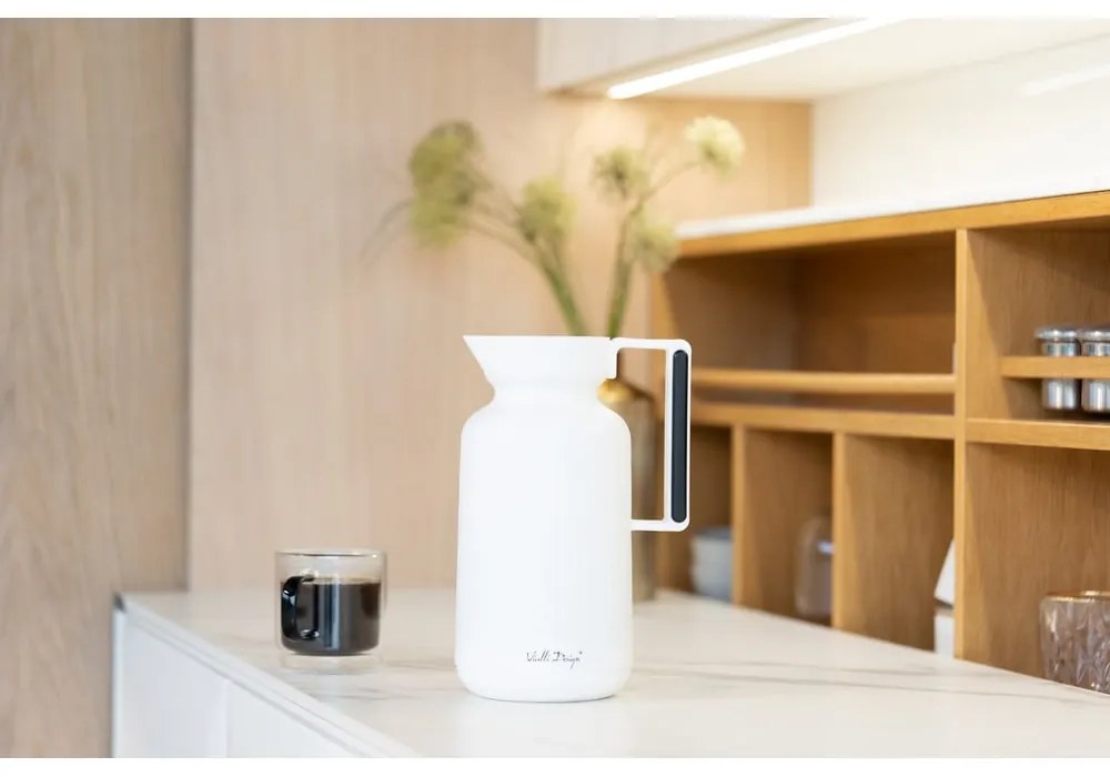 Biela termoska 1 l Lungo – Vialli Design