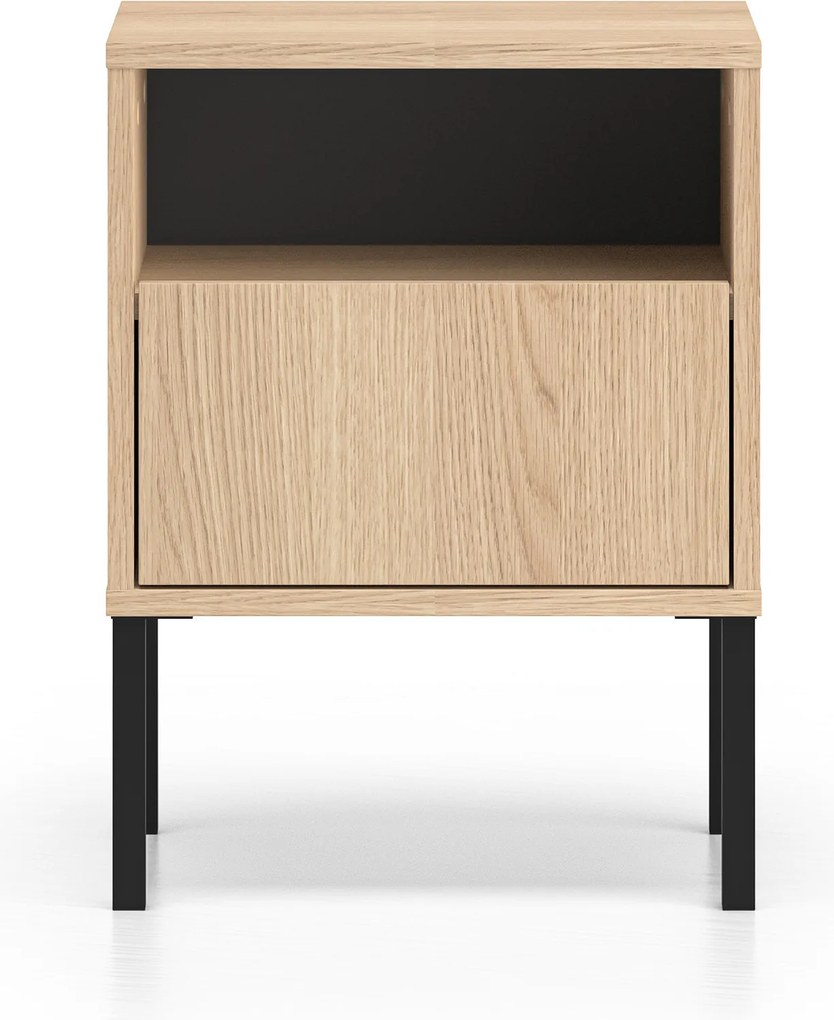 Nočný stolík Harmona 40 cm - dub lindberg