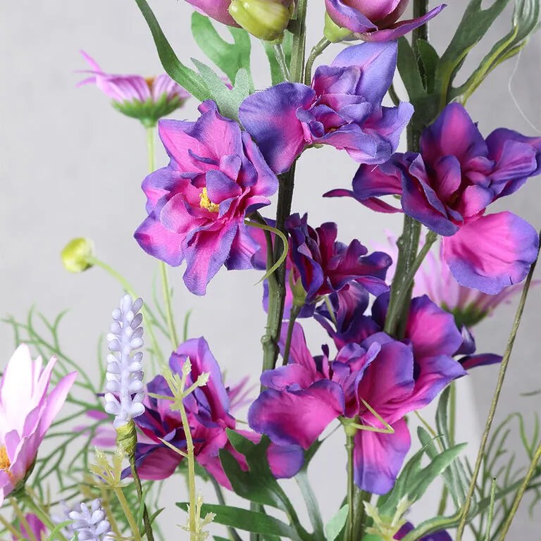 Kytica DELPHINIUM, SEDMOKRÁSKA, LUČNÉ KVETY 97 cm