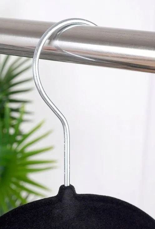 Sada ramienok (10 ks) čierna plsť