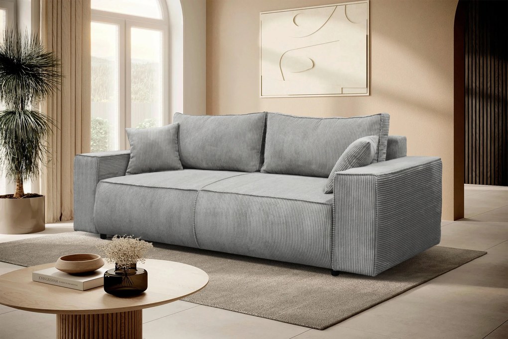 XXXLutz ROZKLADACIA POHOVKA, textil, sivá MID.YOU - Sedačky - 001574007604