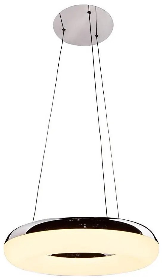LED Luster na lanku LED/40W/230V 3000K pr. 40 cm lesklý chróm