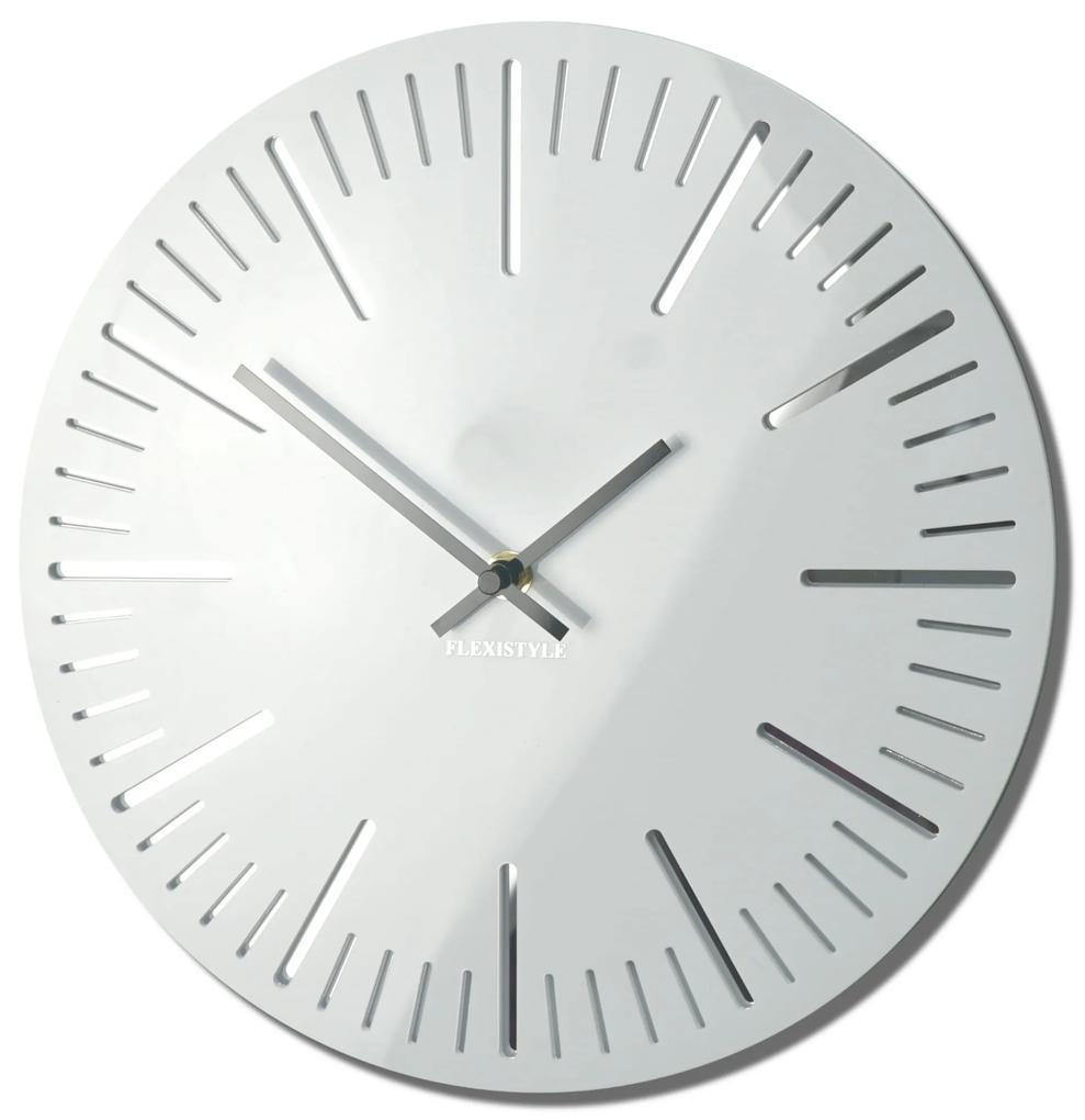 Nástenné hodiny Trim Flex z112-2-0-x, 30 cm, biele