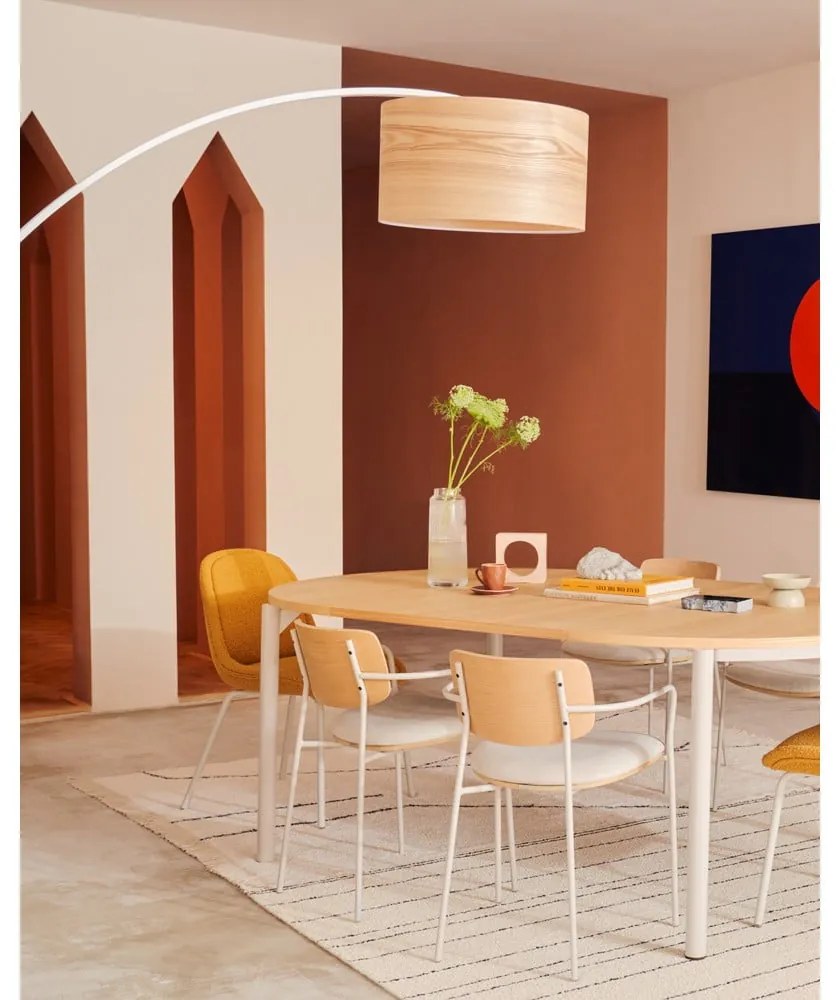 Okrúhly rozkladací jedálenský stôl v dekore duba ø 120 cm Montuiri – Kave Home