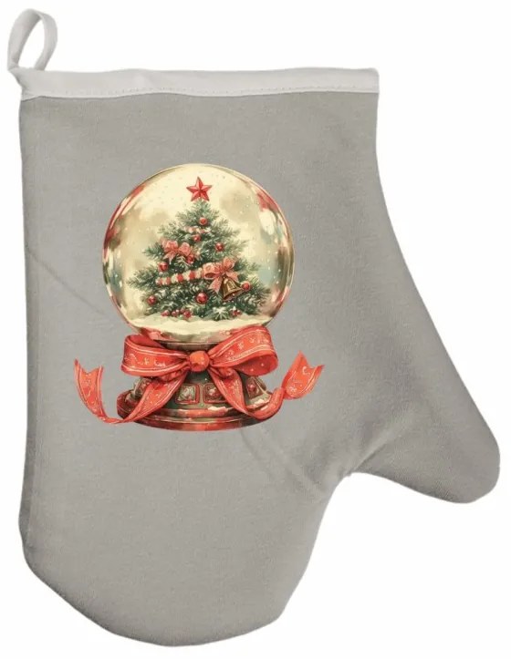 Vianočná kuchynská rukavica Gloria EMI, červená