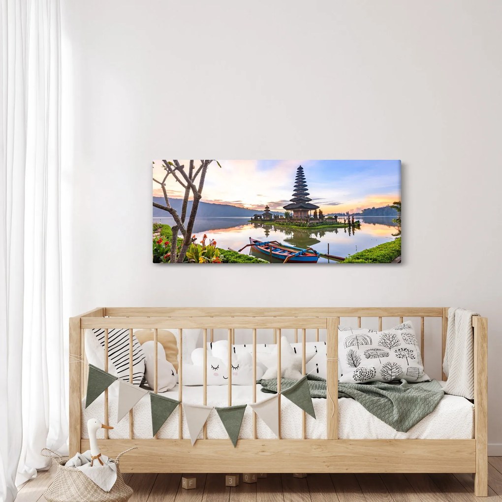 Obraz - Chrám Shaivite (120x50 cm)