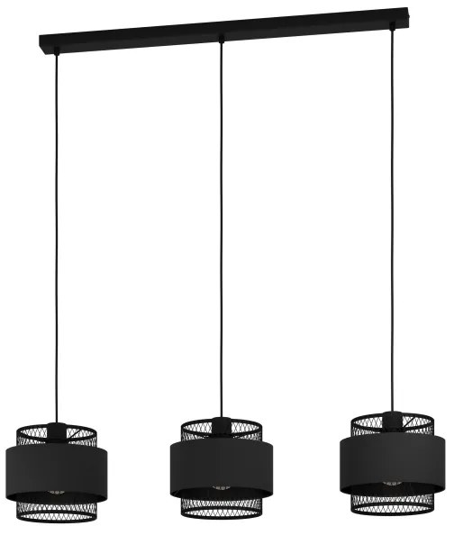 Eglo 43669 - Luster na lanku BAZELY 3xE27/40W/230V