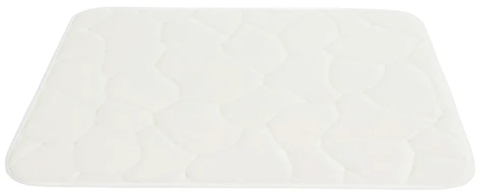 BO-MA, Protišmyková kúpeľňová predložka 3D 0133 White, 50x80, biela, kúpeľňa