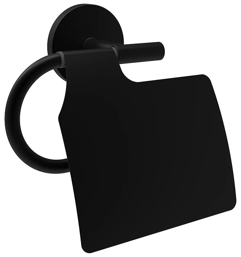 Držiak na toaletný papier s krytom 2151BCB čierny