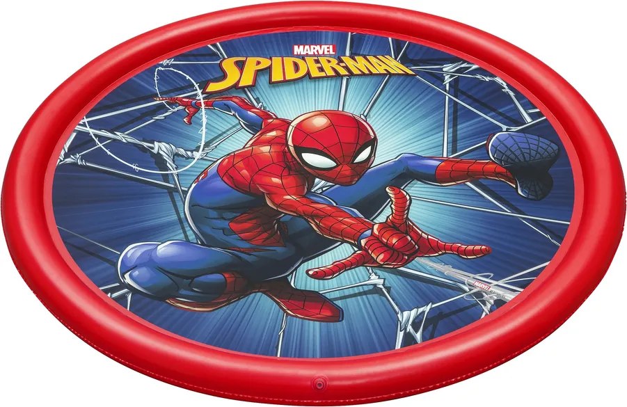 LEAN Nafukovacia hracia podložka s fontánou Spiderman 165 cm Bestway 98792