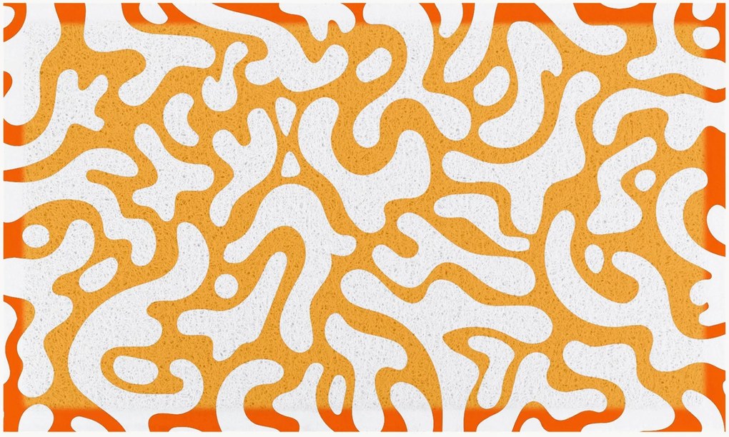 Rohožka Orange Blobs