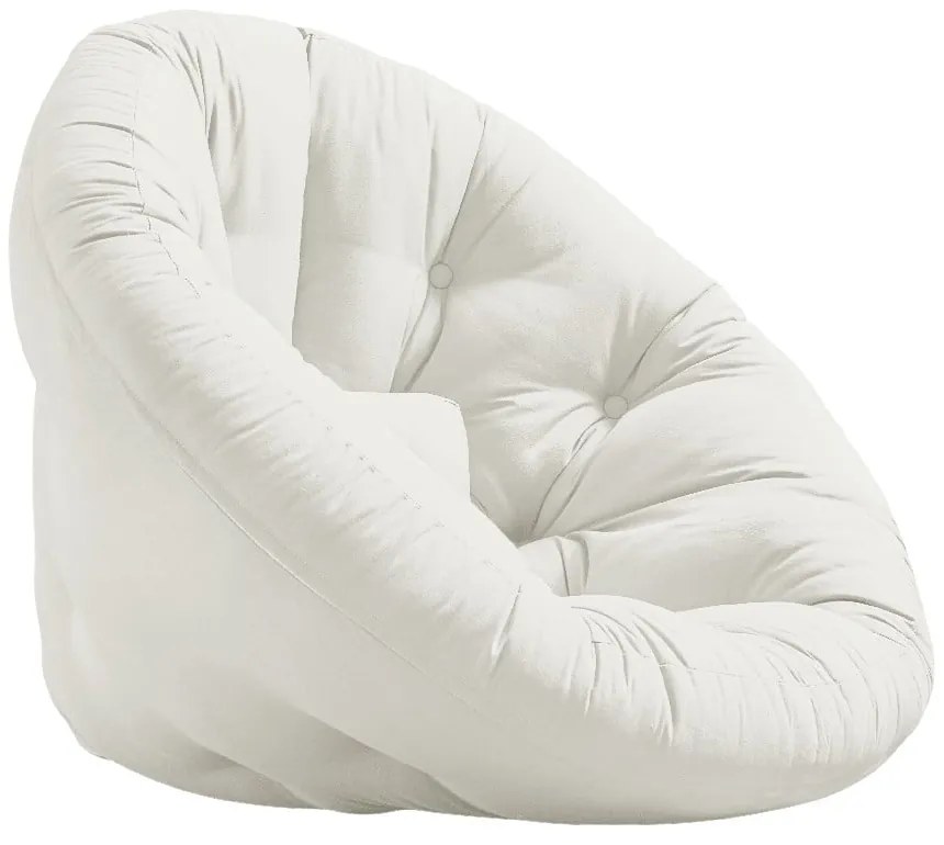 Rozkladacie kreslo so svetlobéžovým poťahom Karup Design Nido Natural