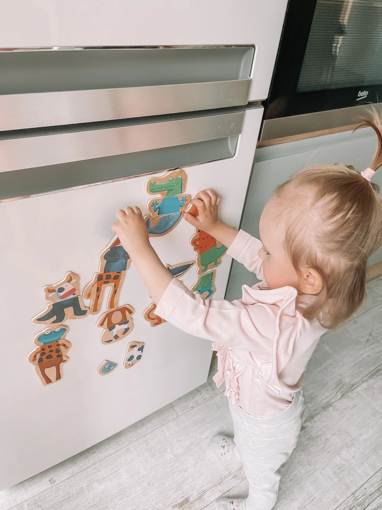 Magnetické trojdielne zvieratká