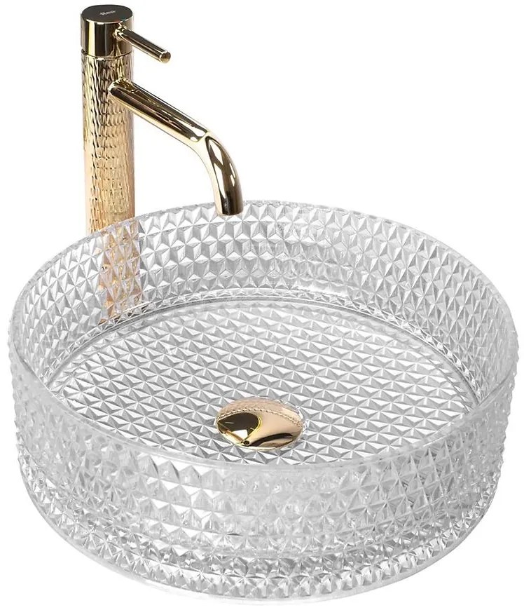 Umývadlo na dosku Cristal Transparent