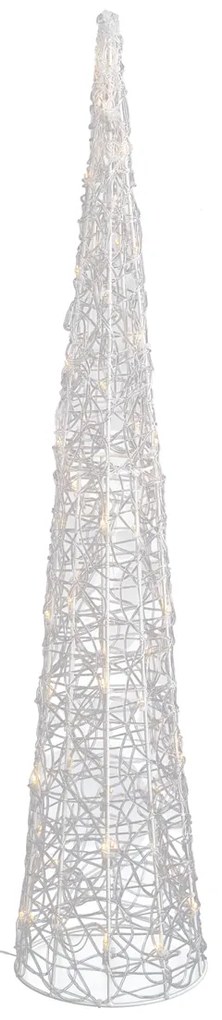 Vianočný stromček priehľadný 100 cm vrátane LED IP44 - Coni