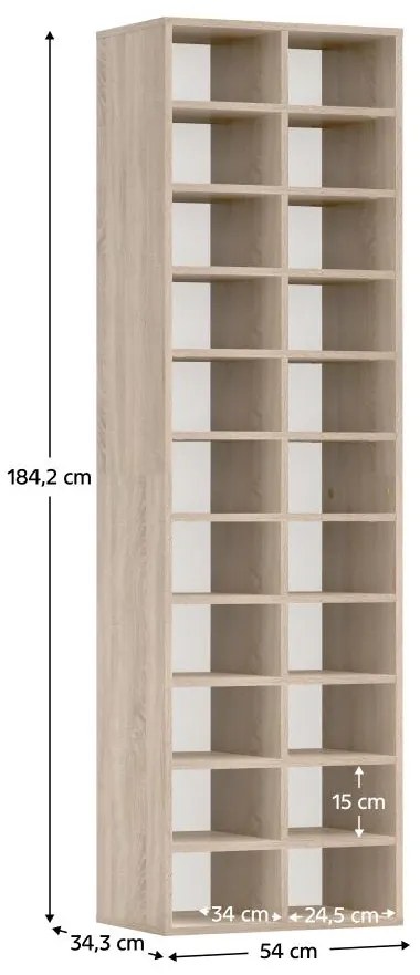 Botník Iglos (dub sonoma). Vlastná spoľahlivá doprava až k Vám domov. 1119434
