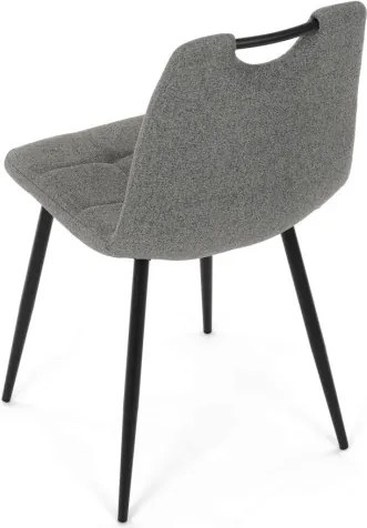 Jedálenská stolička sivá DCL-V2017 GREY2